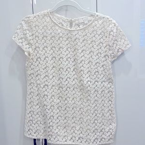 Loft floral laced t-shirt